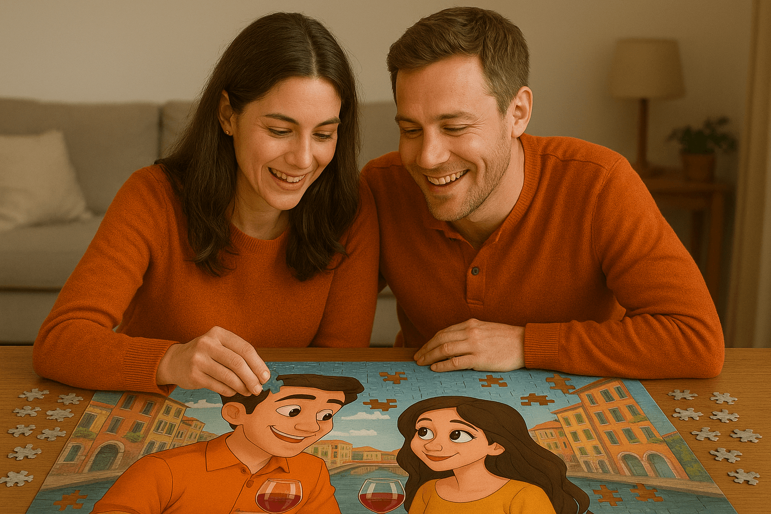 Custom jigsaw puzzle
